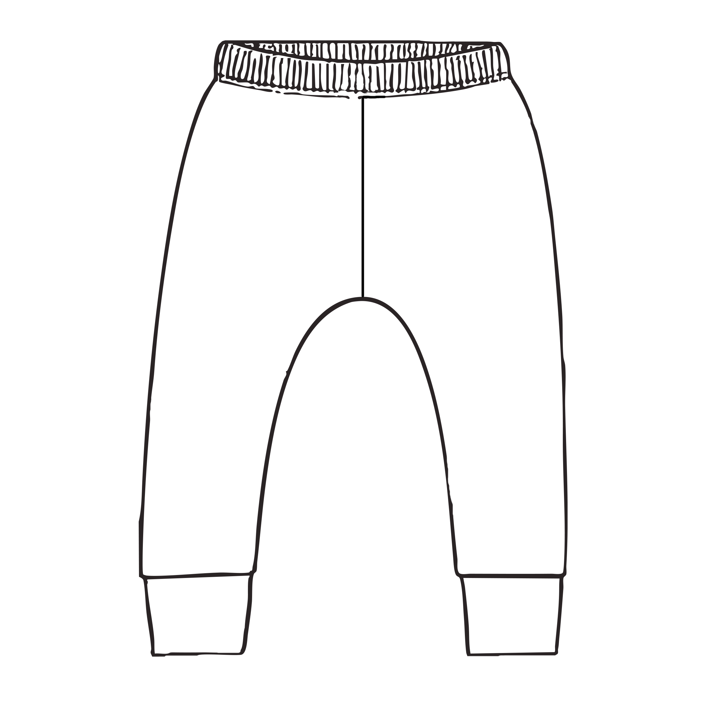 Sew kids pants/learn to sew stretch fabric